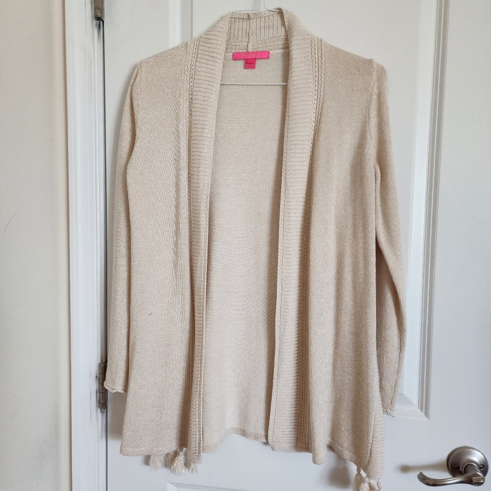 Lilly Pulitzer shawl collar cardigan